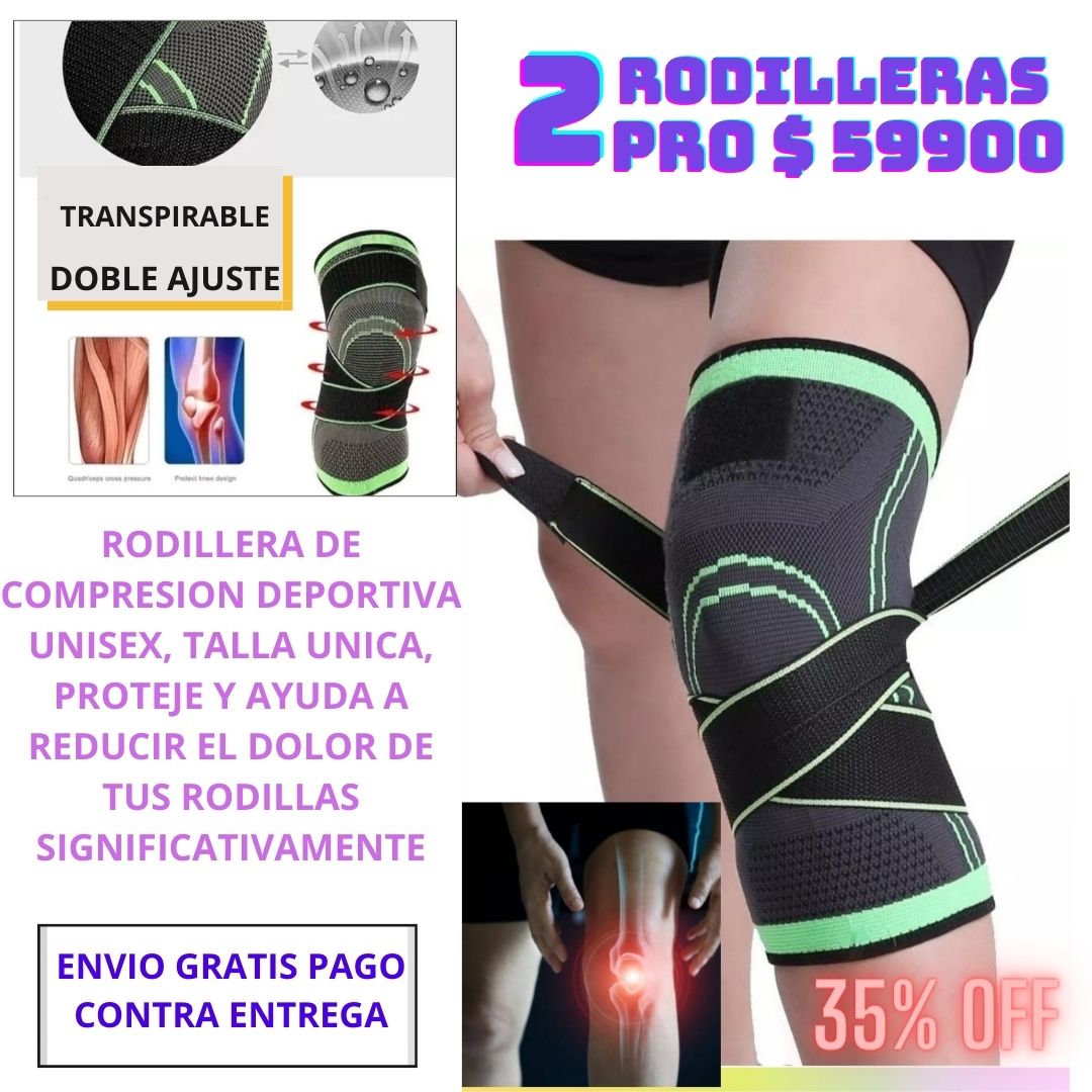 RODILLERA™ DE COMPRESION DEPORTIVA X2